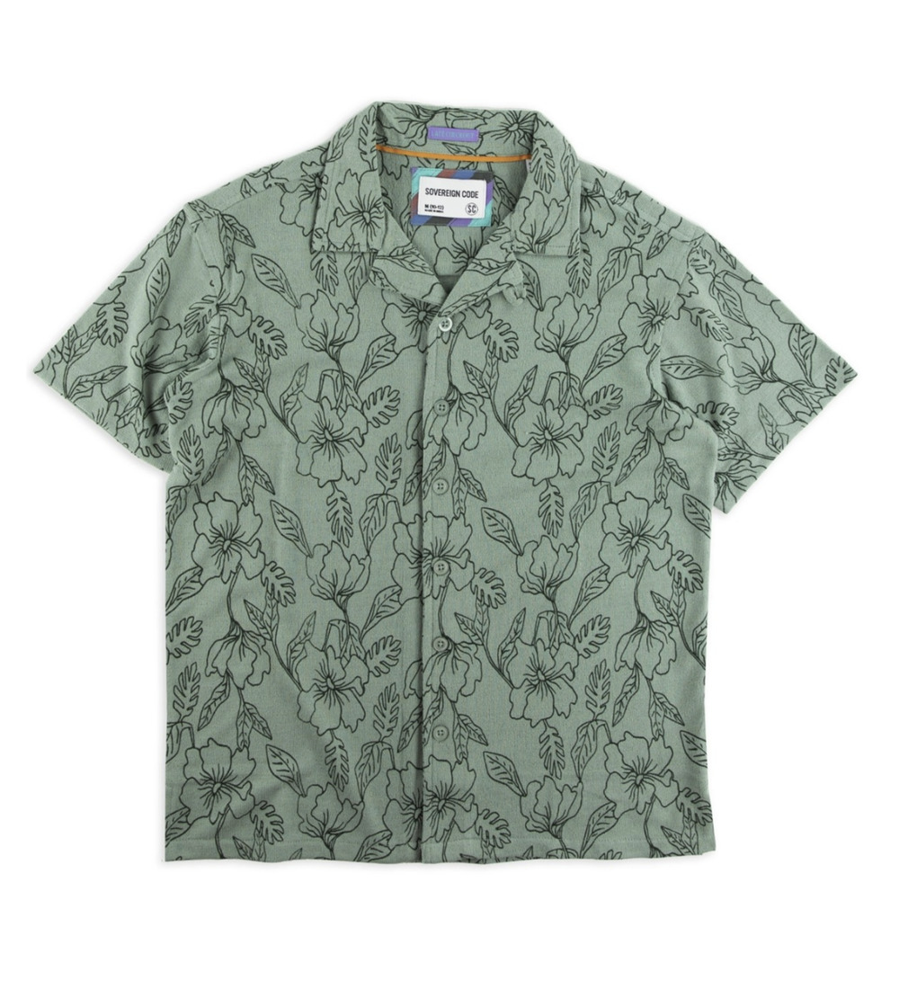 Sovereign Code Big Boys Button Up Shirt Sage Size XL (18/20)